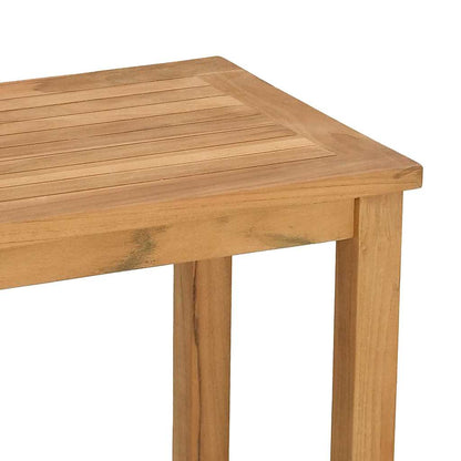 Tavolo consolle Marrone 80 x 35 x 75 cm Legno di teak solido | homemem39