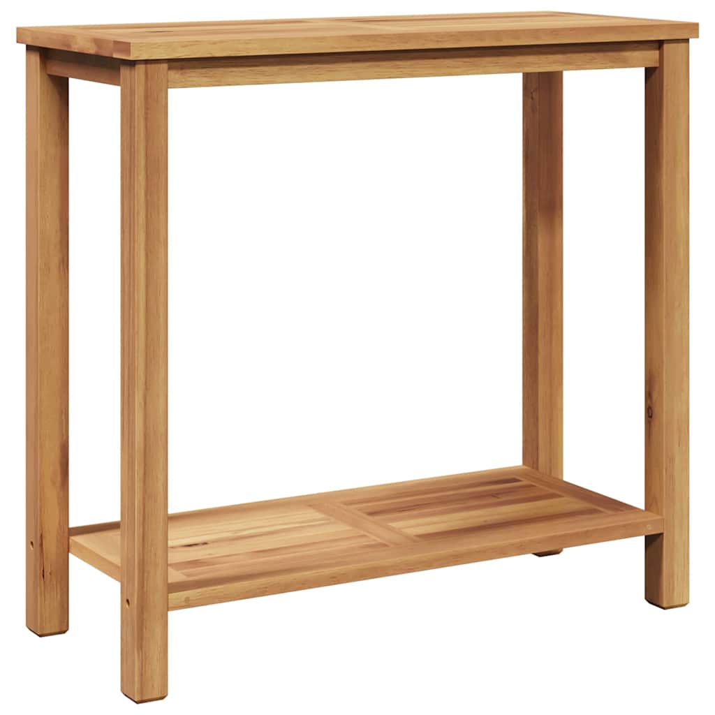 Tavolo consolle Marrone 80 x 35 x 75 cm Legno di teak solido | homemem39
