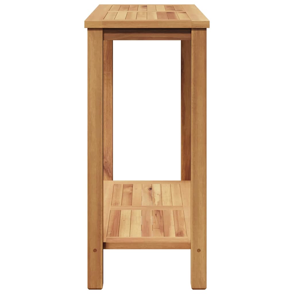 Tavolo consolle Marrone 80 x 35 x 75 cm Legno di teak solido | homemem39