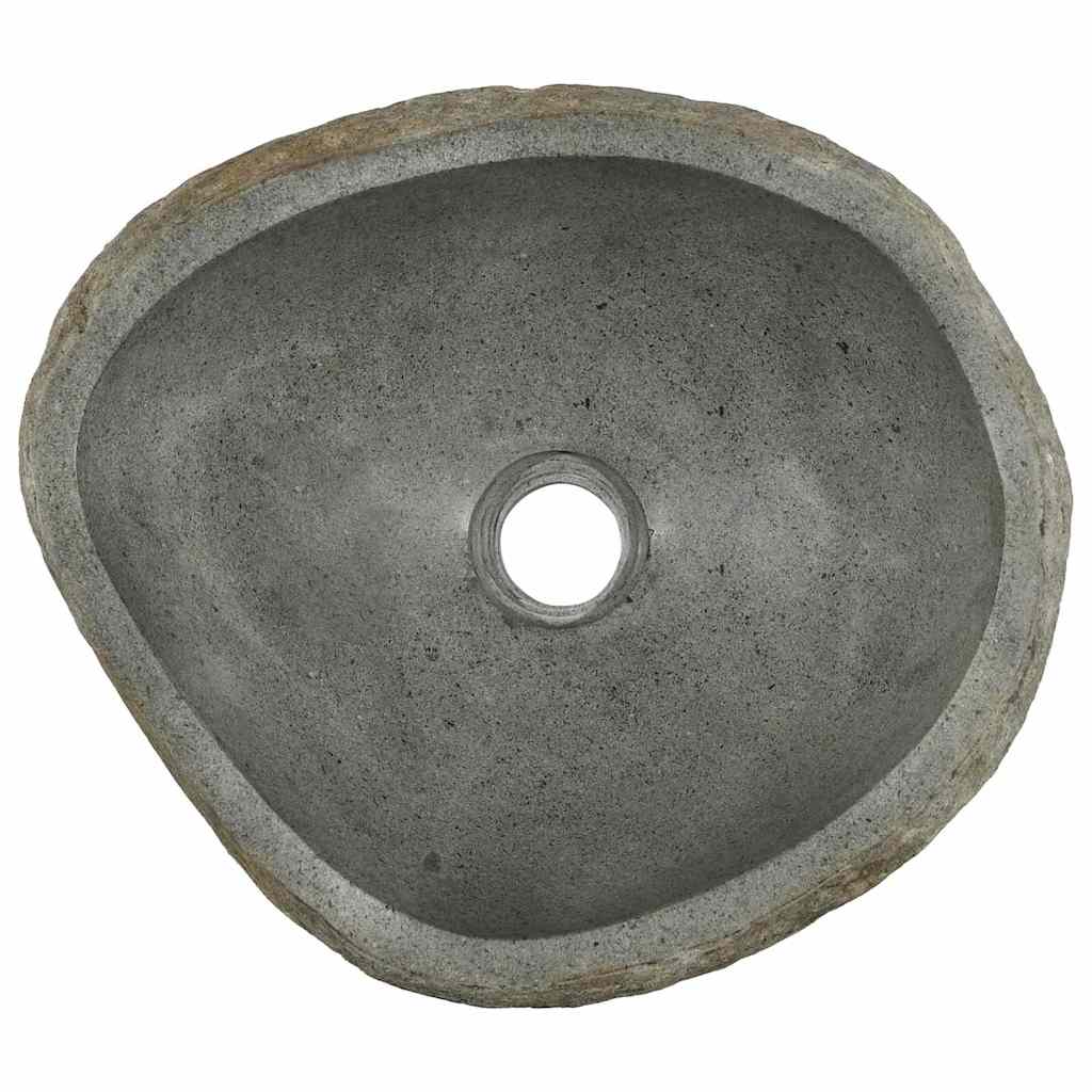 Lavabo Grigio chiaro (38-45) x (30-35) x 15 cm Pietra di Fiume
