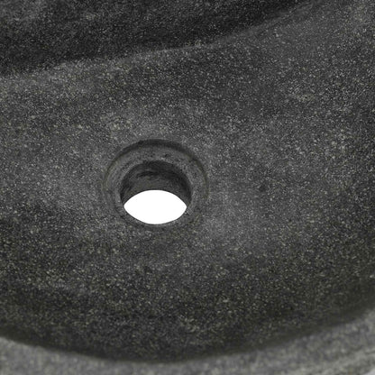 Lavabo a parete Grigio 45 x 35 x 15 cm Pietra fiume