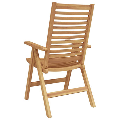 Sedia 2 pcs Marrone 64.5 x 52 x 108 cm Legno di teak solido