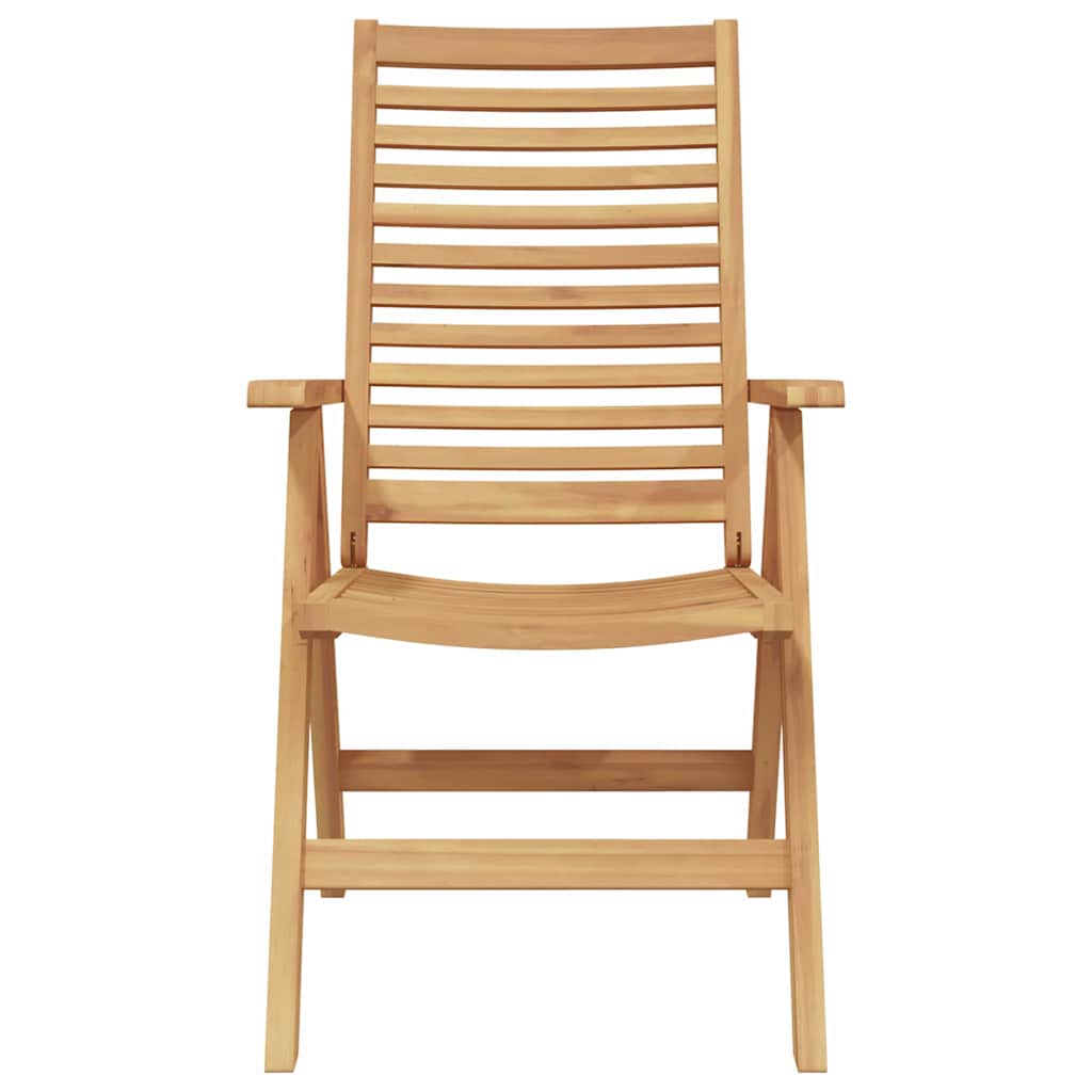 Sedia 2 pcs Marrone 64.5 x 52 x 108 cm Legno di teak solido