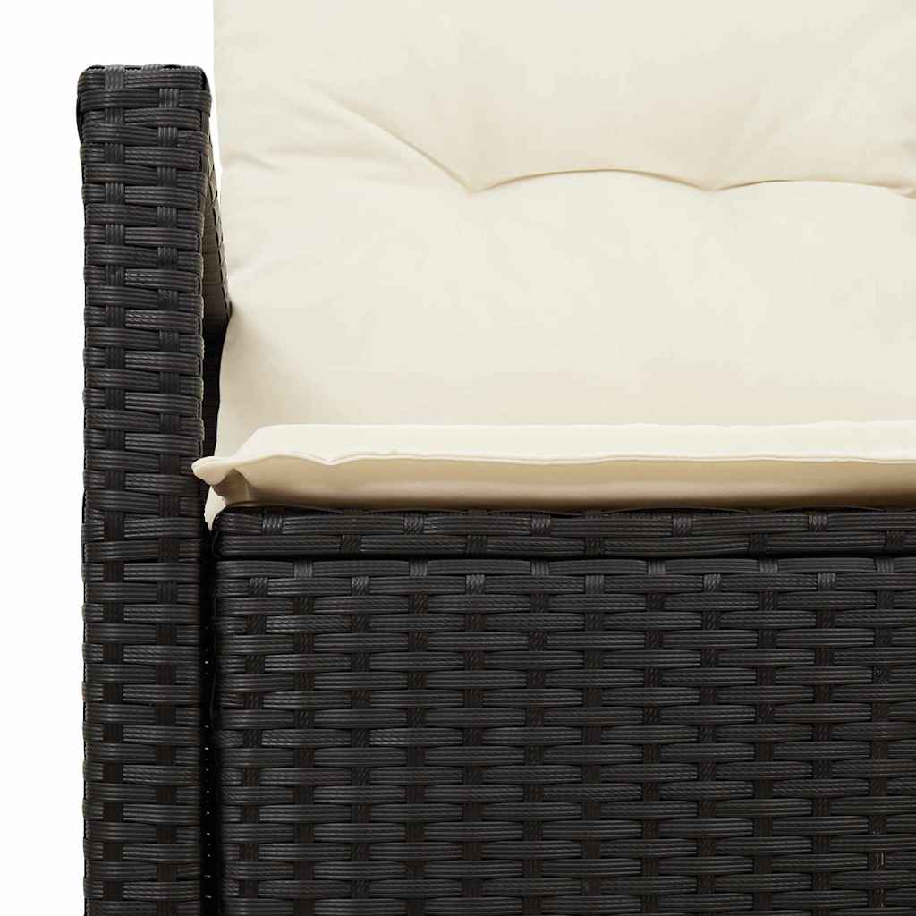 Divano da giardino con cuscino 120 x 62 x 69 cm. polyrattan | homemem39