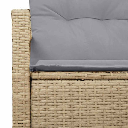 Divano da giardino con cuscino 120 x 62 x 69 cm. polyrattan | homemem39