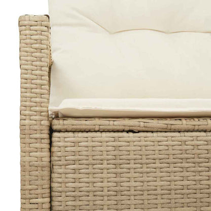 Divano da giardino con cuscino 120 x 62 x 69 cm. polyrattan