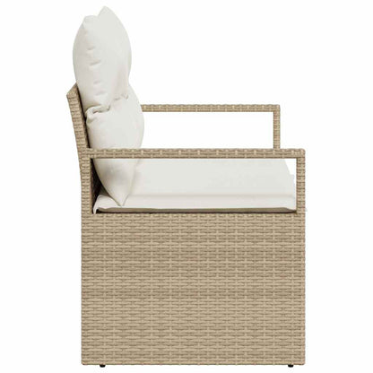 Divano da giardino con cuscino 120 x 62 x 69 cm. polyrattan
