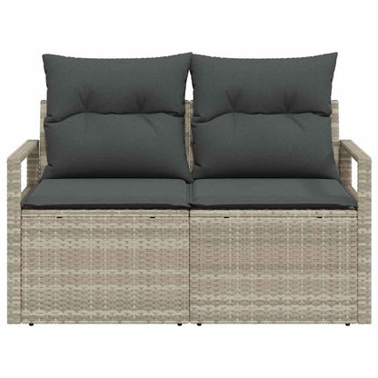 Divano da giardino con cuscino 120 x 62 x 69 cm. polyrattan | homemem39