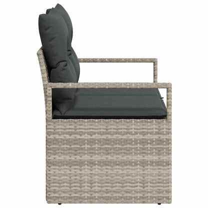 Divano da giardino con cuscino 120 x 62 x 69 cm. polyrattan | homemem39