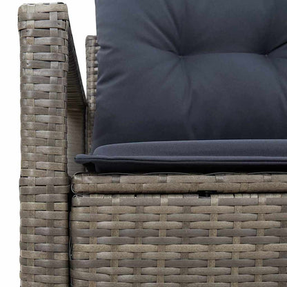Divano da giardino con cuscino 120 x 62 x 69 cm. polyrattan | homemem39