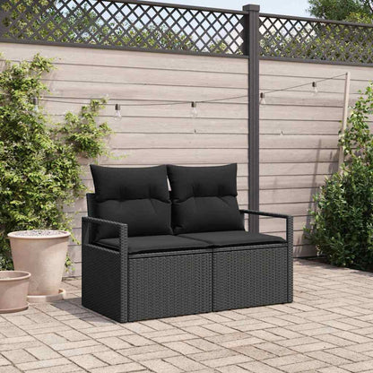 Divano da giardino con cuscino 120 x 62 x 69 cm. polyrattan | homemem39