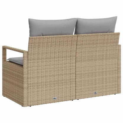 Divano da giardino con cuscino 120 x 62 x 69 cm. polyrattan