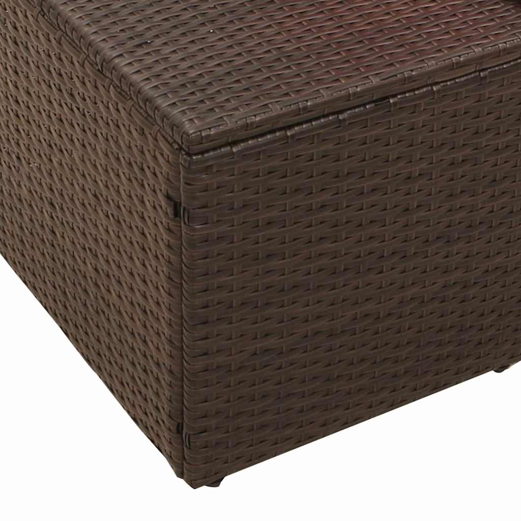 Divano da giardino con cuscino 184 x 62 x 69 cm polyrattan | homemem39