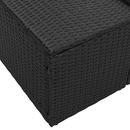 Divano da giardino con cuscino 184 x 62 x 69 cm polyrattan | homemem39
