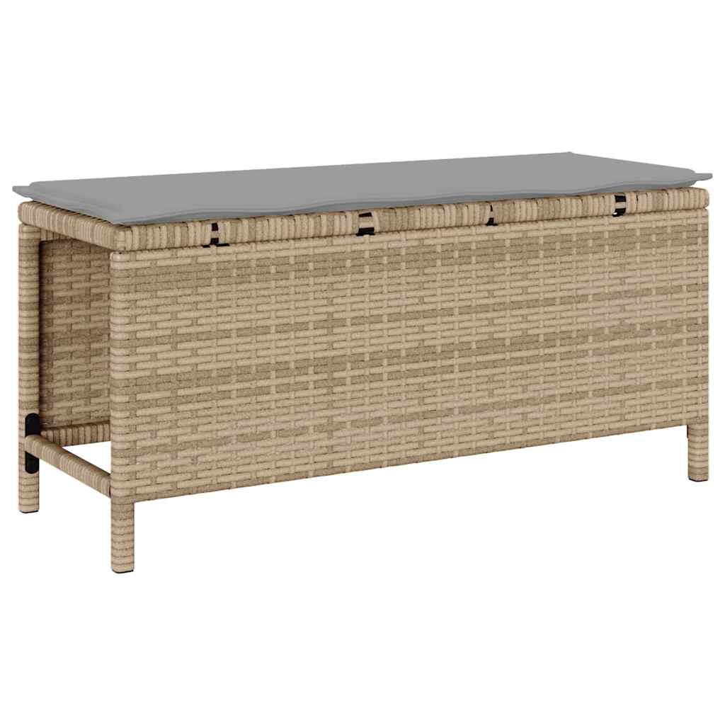 Set da Pranzo per Giardino Beige Poly Rattan - homemem39