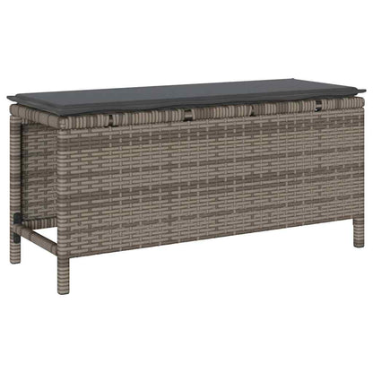 Set da Pranzo per Giardino Grigio Poly Rattan - homemem39