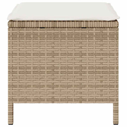 Set da Pranzo per Giardino Beige Poly Rattan - homemem39