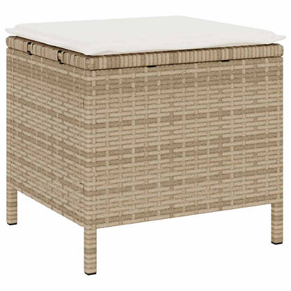 Set da Pranzo per Giardino Beige Poly Rattan - homemem39