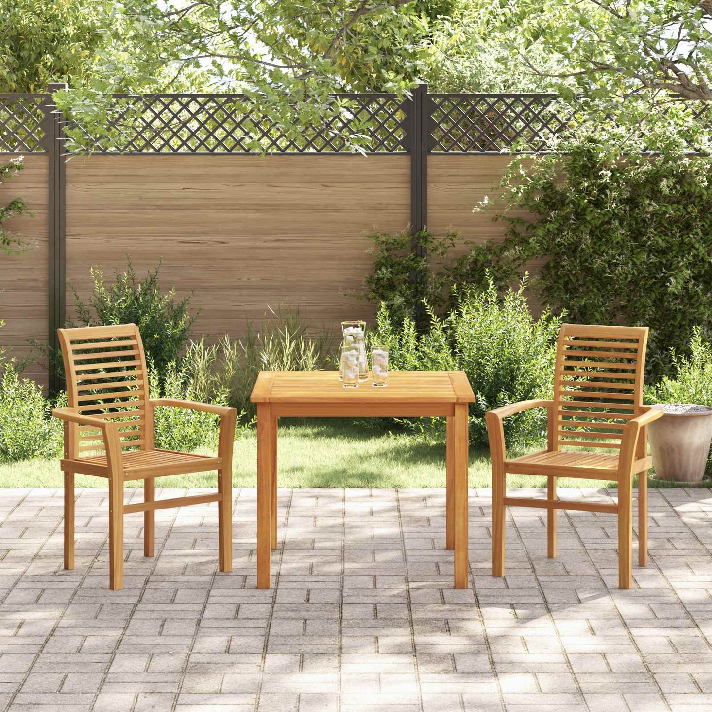 Sedia da pranzo 2 pcs Marrone 62 x 55 x 94 cm | homemem39