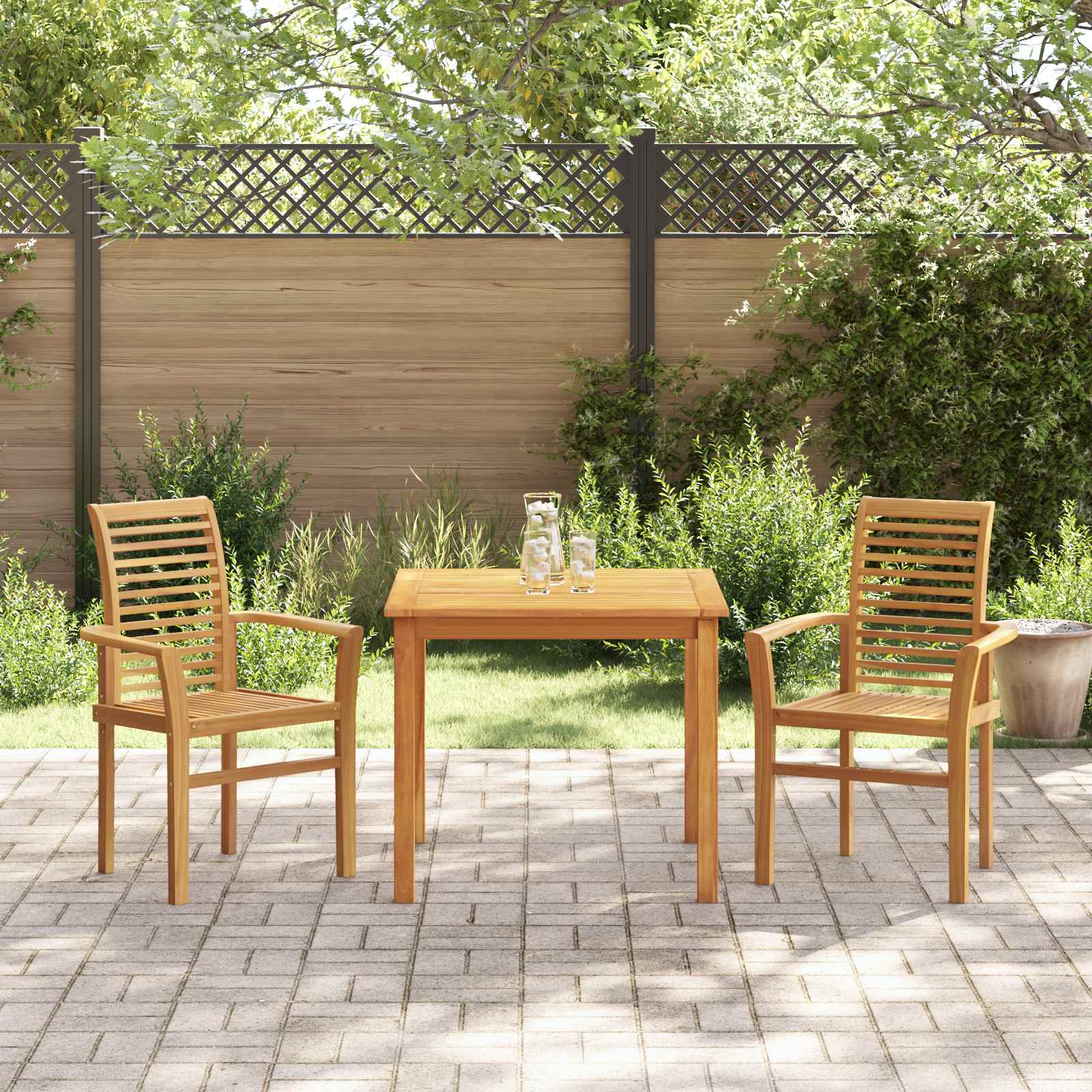 Sedia da pranzo 2 pcs Marrone 62 x 55 x 94 cm | homemem39