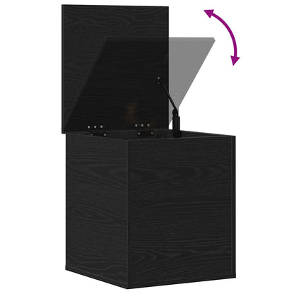 Scatola di Stoccaggio Rovere Nero 40 x 42 x 46 cm