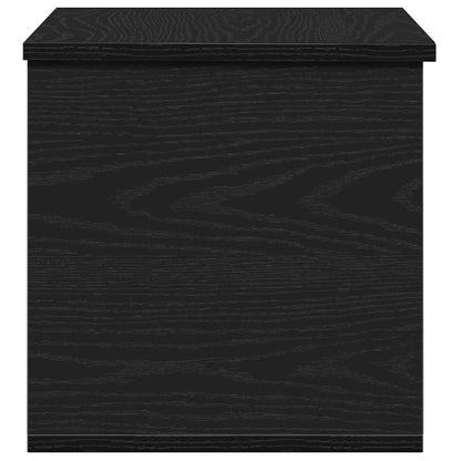Scatola di Stoccaggio Rovere Nero 60 x 35 x 35 cm