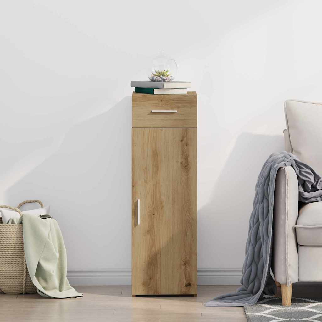 Credenza con cassetto Rovere artigianale 30 x 42,5 x 93 cm