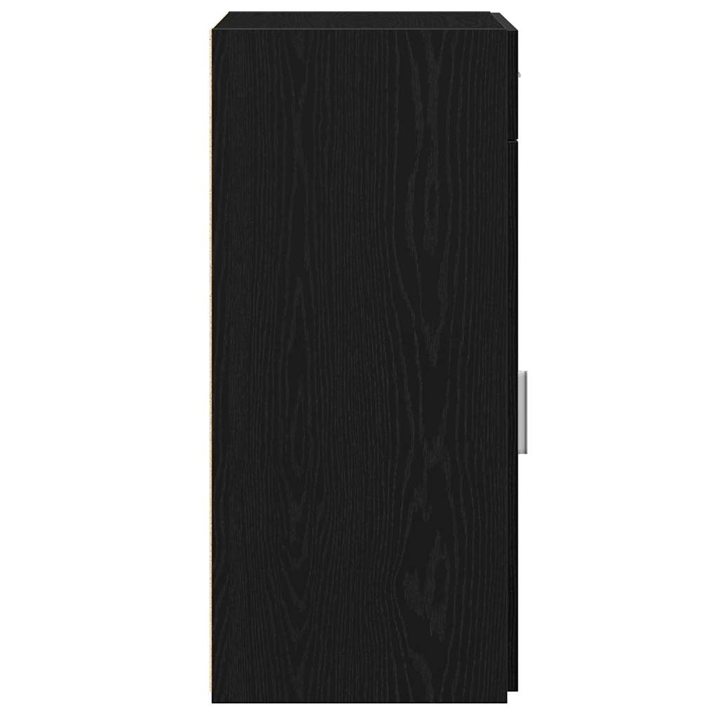 Credenza con cassetto Rovere Nero 50 x 42,5 x 93 cm