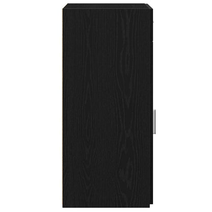 Credenza con cassetto Rovere Nero 50 x 42,5 x 93 cm