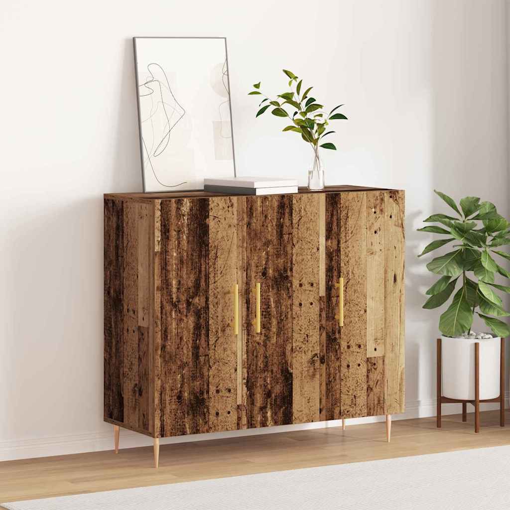 Credenza Legno vecchio 90 x 34 x 80 cm Legno multistrato