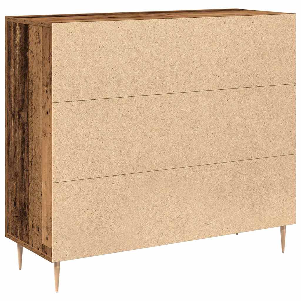 Credenza Legno vecchio 90 x 34 x 80 cm Legno multistrato