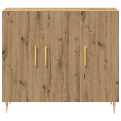 Credenza Rovere artigianale 90 x 34 x 80 cm Legno multistrato