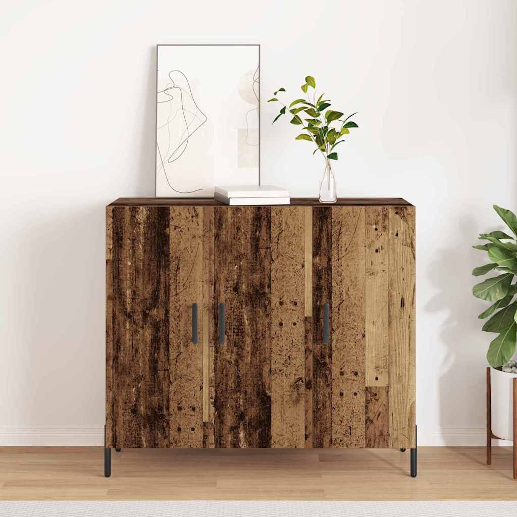 Credenza Legno vecchio 90 x 34 x 80 cm Legno multistrato