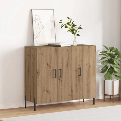 Credenza Rovere artigianale 90 x 34 x 80 cm Legno multistrato