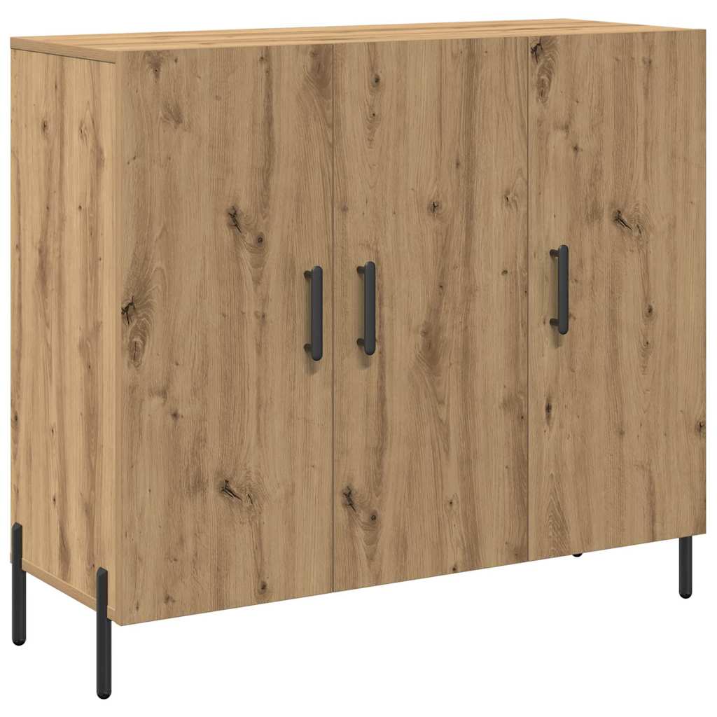 Credenza Rovere artigianale 90 x 34 x 80 cm Legno multistrato