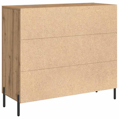 Credenza Rovere artigianale 90 x 34 x 80 cm Legno multistrato