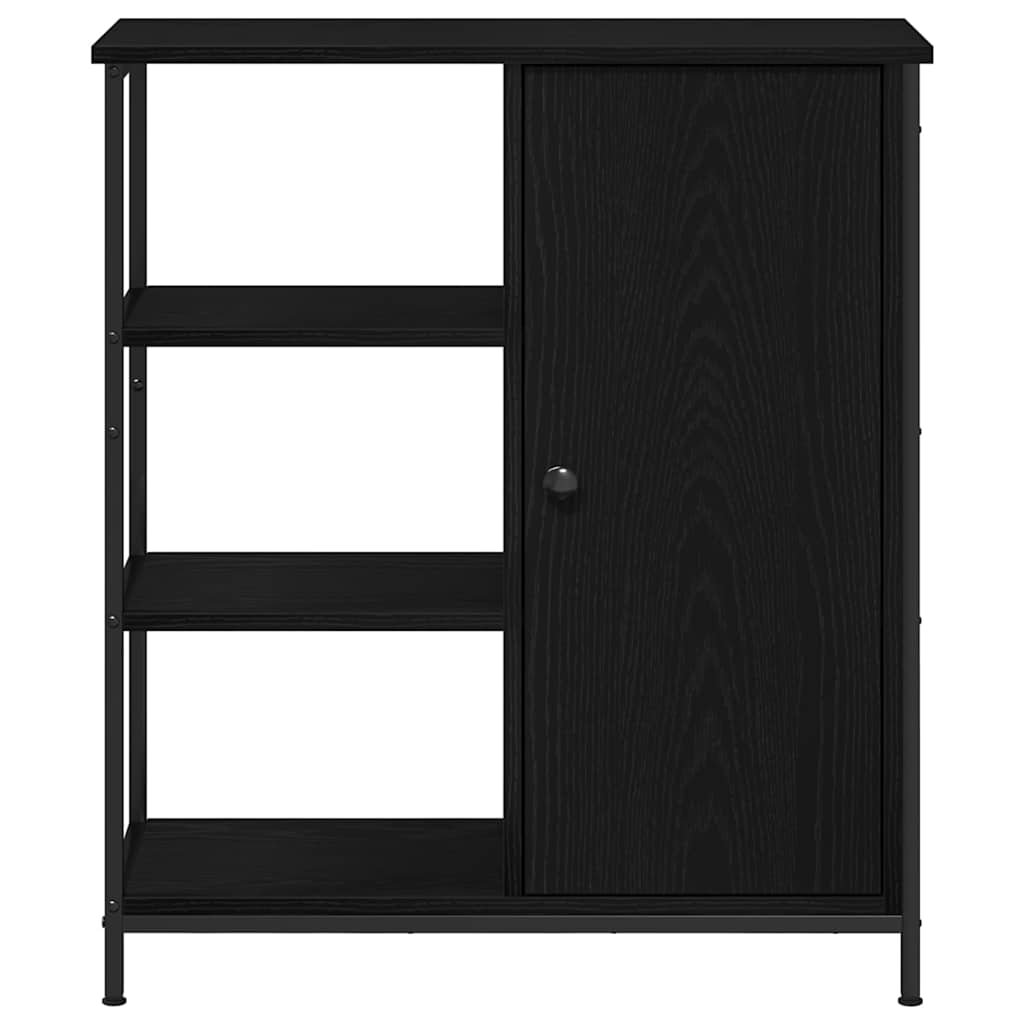 Credenza Rovere Nero 70 x 30 x 80 cm