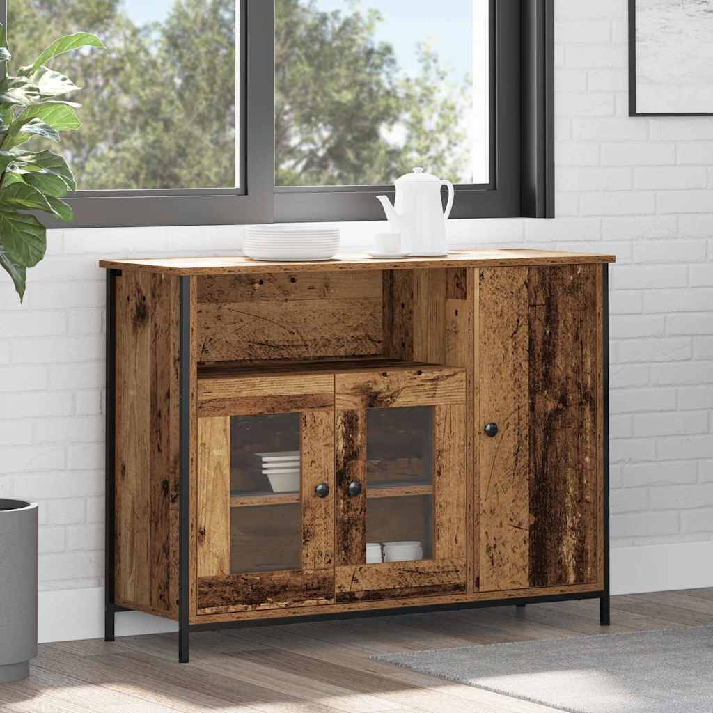Credenza Legno vecchio 100 x 35 x 75 cm