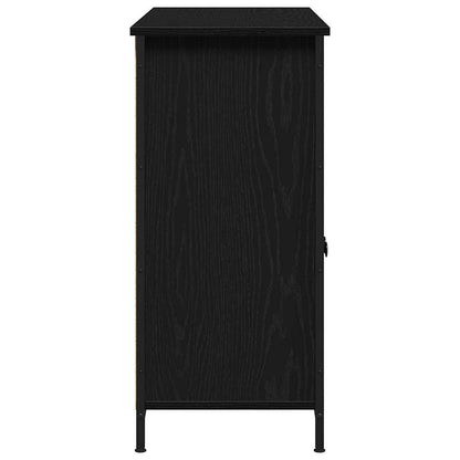 Credenza Rovere Nero 100 x 35 x 75 cm