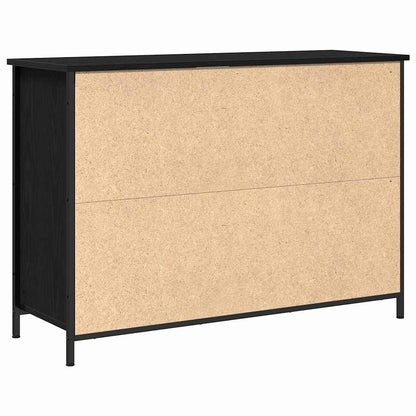 Credenza Rovere Nero 100 x 35 x 70 cm