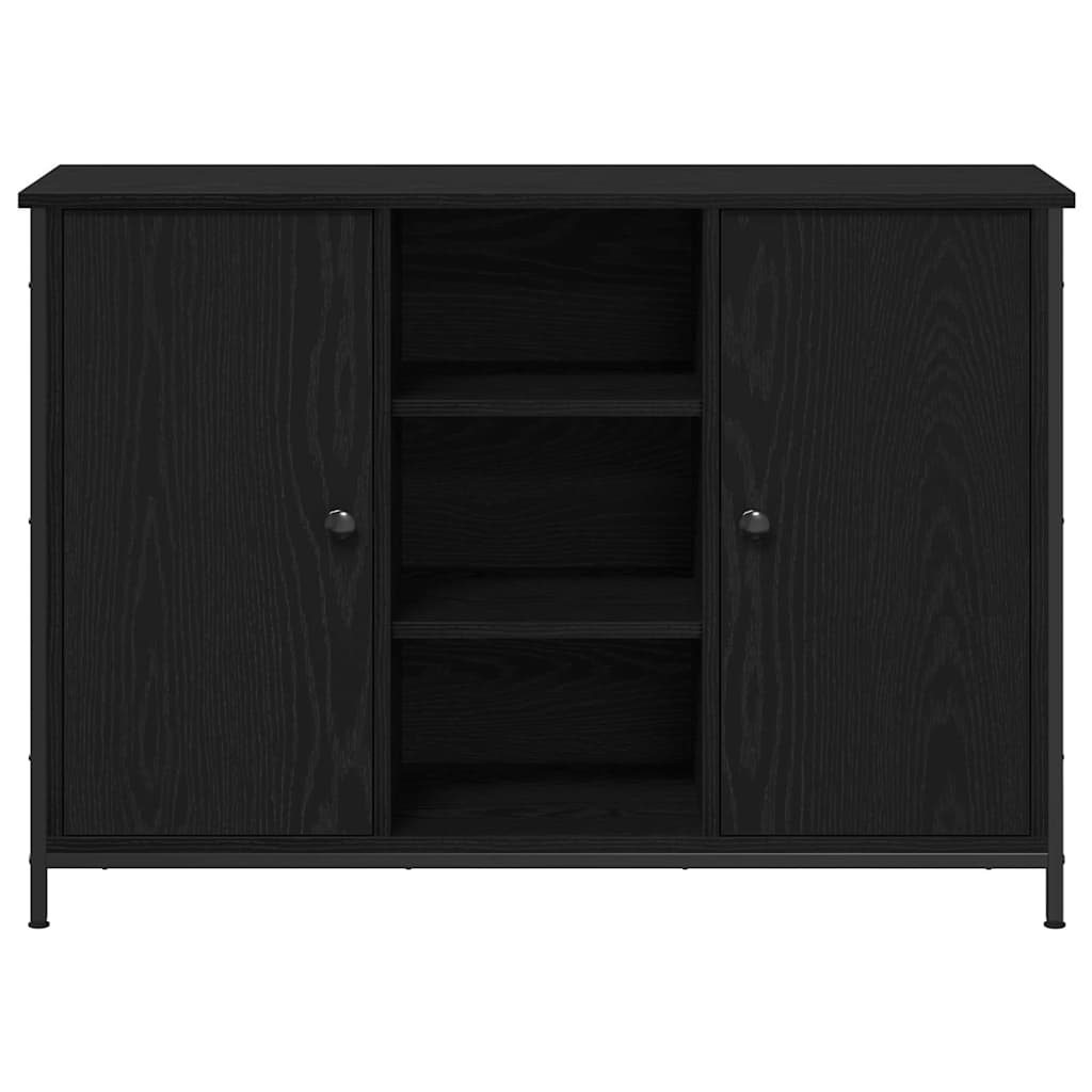 Credenza Rovere Nero 100 x 35 x 70 cm