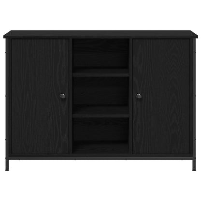 Credenza Rovere Nero 100 x 35 x 70 cm