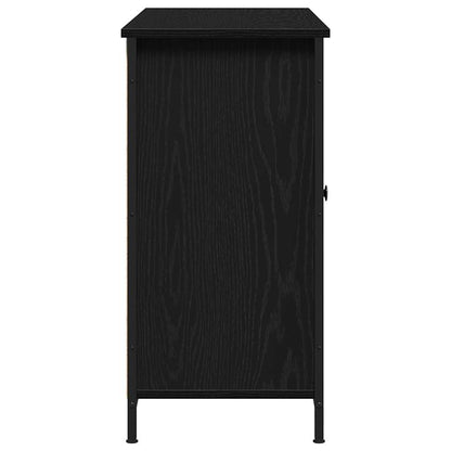 Credenza Rovere Nero 100 x 35 x 70 cm