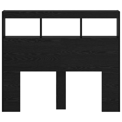 Testiera Rovere Nero 120 x 17 x 102 cm Legno multistrato - homemem39