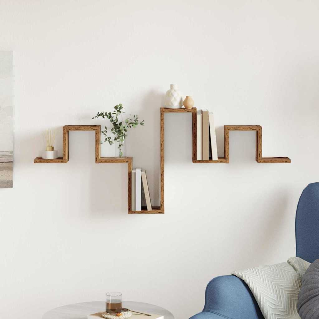 Scaffale da parete Legno vecchio 104,5 x 43 x 10 cm | homemem39