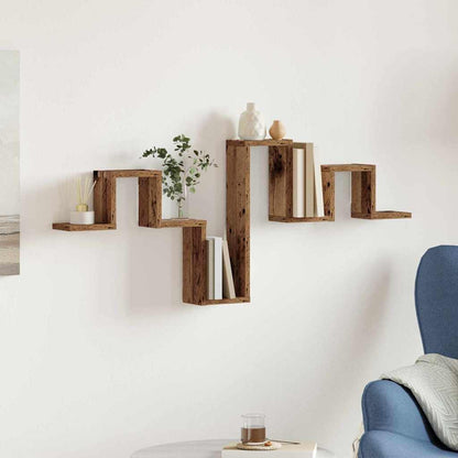 Scaffale da parete Legno vecchio 104,5 x 43 x 10 cm | homemem39