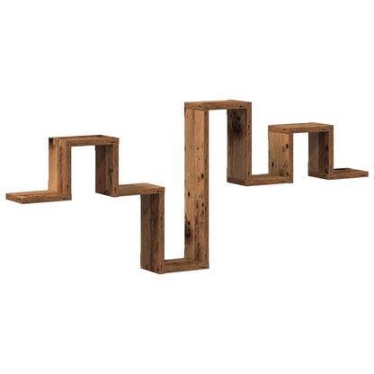 Scaffale da parete Legno vecchio 104,5 x 43 x 10 cm | homemem39