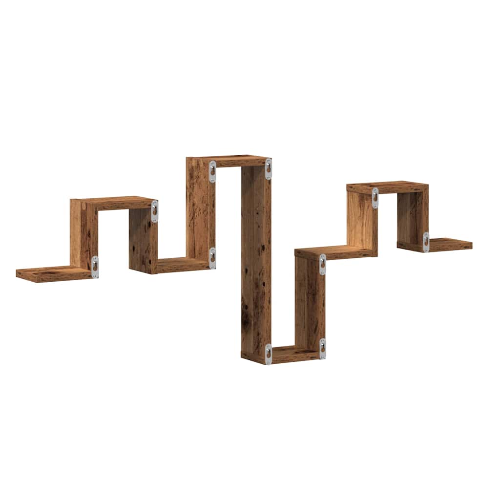 Scaffale da parete Legno vecchio 104,5 x 43 x 10 cm | homemem39