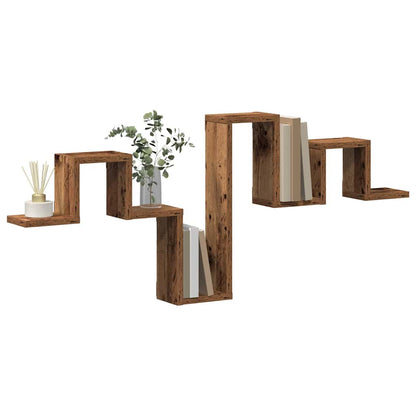 Scaffale da parete Legno vecchio 104,5 x 43 x 10 cm | homemem39
