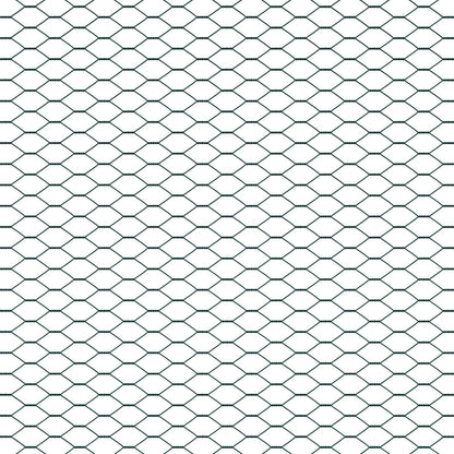 Recinzione Esagonale Verde 1 x 10 m PVC | homemem39